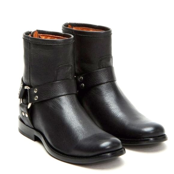Frye Shoes - NEW FRYE Phillip Harness Short Leather Boots